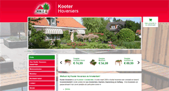 Desktop Screenshot of kooterhoveniers.nl